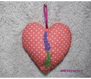 Stickdatei - Lavendel inkl. ITH Beutel & Herz